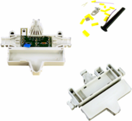 IP20 Modbus Plus Junction Box, 0.23 kg, for Modicon Platforms