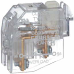 NEMA Motor Starter Type S with Isolated Alarm Contacts, 1 NO, 600V AC