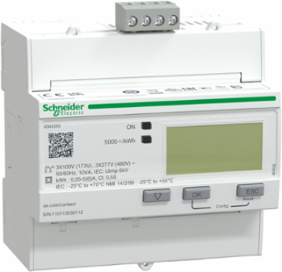 Acti9 iEM3250 Energy Meter - CT - Modbus, 3 Phase, 90 mm Width