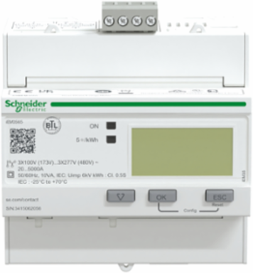 Acti9 Energy Meter, 3-Phase, 100-277V, 1 DI, 1 DO, BACnet
