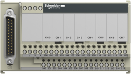 Modicon ABE7 Connection Sub-Base for 8 Channels, 24V DC, IP20 Rating
