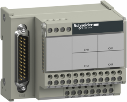 Connection Sub-Base for 4 Thermocouples, IP20 Rated, 0.18kg