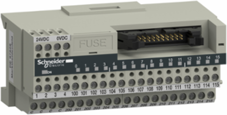 Modicon ABE7 Miniature Passive Connection Sub-Base, 16 Channels, 1.8A