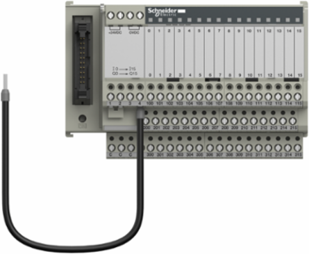 Modicon ABE7 Passive I/O Sub-Base, 16 Channels, 125mm Width