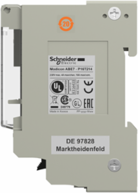 Modicon ABE7 Sub-Base for Plug-In Relay, 16 Channels, IP2X