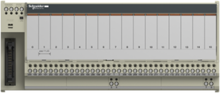 Sub-base with Plug-in Electromechanical Relay, 16 Channels, IP2X