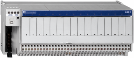 Modicon ABE7 Sub-base with 16 Channels, 1 A Supply Current, IP2X Rating