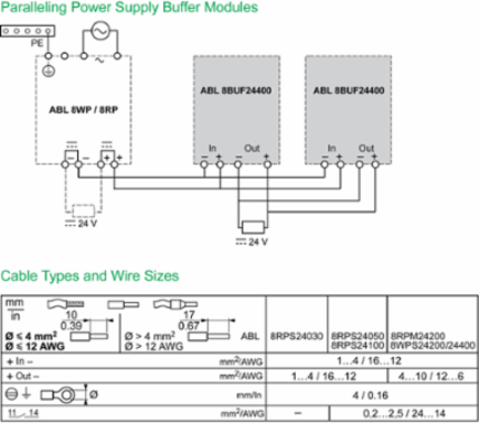 Buffer Module 24-28.8V DC 40A, DIN Rail Mount