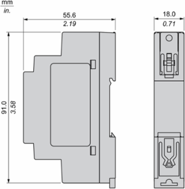 Regulated Switch Mode Power Supply 12V DC, 1A, 12W, 100-240V AC, 18mm Wide