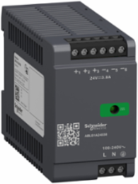 Regulated Power Supply 24V DC, 3.8A, 91.2W, DIN Rail Mounting