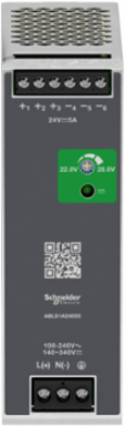 Regulated Power Supply 100-240V AC, 24V DC, 5A, IP20, 120W