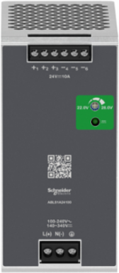 Regulated Power Supply 24V DC, 10A, 240W, Rail Mounting, 60mm Width
