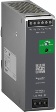 Regulated Power Supply 48V DC, 2.5A, 120W Output, Rail Mounting