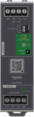 Regulated Power Supply, 380...500V AC, 24V, 5A, 3 phases, Universal