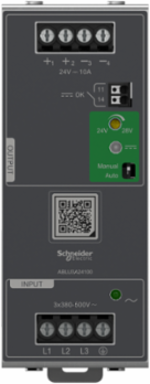 Regulated Power Supply, 380...500V AC, 24V, 10A, 3 phases, Universal