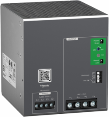 Regulated Power Supply, 380...500V AC, 48V, 20A, 3 phases, Universal