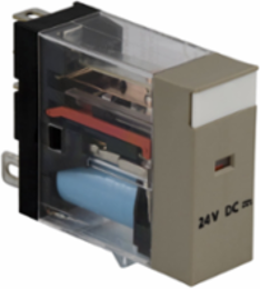 Plug-In Electromechanical Relay - 10 mm - 24V DC - 1 C/O, 5A