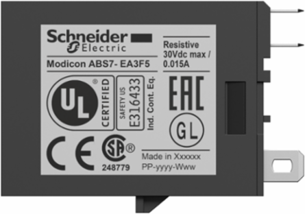Plug-In Solid State Relay 12.5 mm 110-130 V AC Response Time 20 ms
