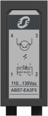 Plug-In Solid State Relay 12.5 mm 110-130 V AC Response Time  20 ms