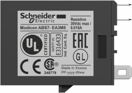 Plug-In Solid State Relay 12 mm, Input Voltage 230-240 V AC