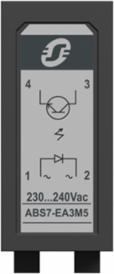 Plug-In Solid State Relay 12 mm, Input Voltage 230-240 V AC