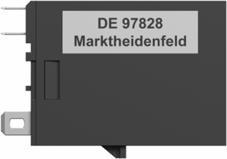 Plug-in Solid State Relay 24V DC Input, 12 mm Width Pitch
