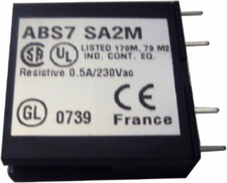 Plug-in Solid State Relay - 10 mm, 24-240 V AC, 0.5 A Output