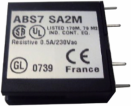 Plug-in Solid State Relay - 10 mm, 24-240 V AC, 0.5 A Output