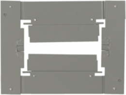 Wall flange, I-Line Busway, 1600A, 600VAC, 3 phase, 4 wire, vertical [TAA]