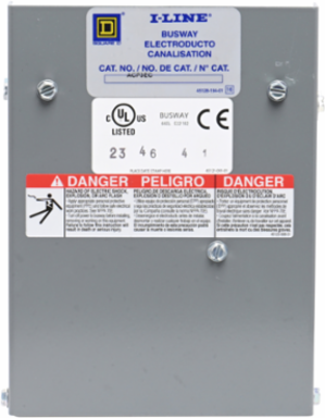 End cap, I-Line Busway, 400A, 600VAC, 3 phase, 4 wire [TAA]