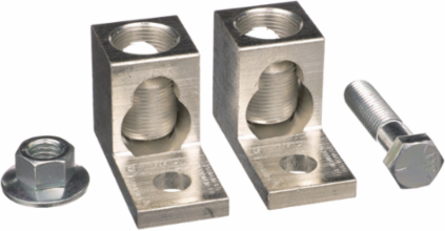 PowerPacT R Circuit Breaker Lug Kit, 2500A, 1/0 AWG to 750 kcmil, Aluminum, Qty 2