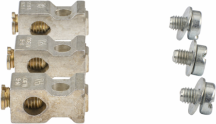 Circuit Breaker Mechanical Lug Kit Set of 3, PVC Free, Halogen Free