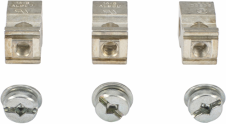 Circuit Breaker Mechanical Lug Kit Set of 3, PVC Free, Halogen Free