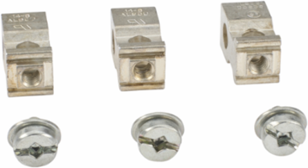Circuit Breaker Mechanical Lug Kit Set of 3, PVC Free, Halogen Free