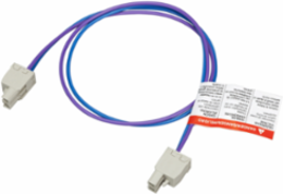 500 mm Connecting Cable with 1 Connector - 2 Pins, Spring Clamp Terminal