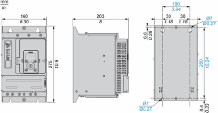 Soft Starter 47A 208-690V AC with Torque Control and Compact Design