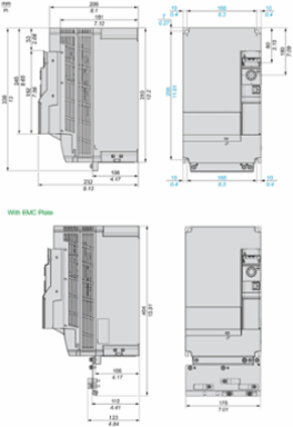 Variable Speed Drive, 11kW, 380-500V, 3-Phase, Book Form