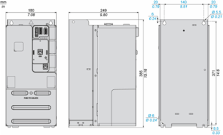Altivar Machine Variable Speed Drive, 11kW, 400V, Heavy Duty, 3-Phase