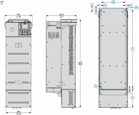 Altivar Process VSD, 75 kW, 400-480V, Braking Unit, IP21