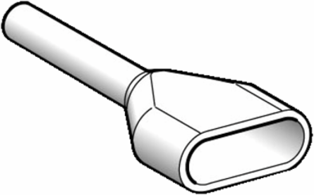 Linergy TR Cable Ends, Twin Conductor, Medium Size, 0.50mm², 1000 Sets