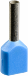 Linergy TR Cable Ends, Twin Conductor, 0.75 mm², Blue, Medium Size, 5 Sets of 100