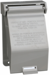 Vertical Cover for Meter-Pak Systems, 4.82 Inch Height, UL Listed
