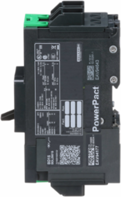 PowerPacT B Circuit Breaker 15A 2 Pole 14kA 600Y/347VAC
