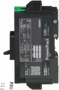 PowerPact B Circuit Breaker, 30A, 2 Pole, 14kA, Thermal Magnetic, 80%