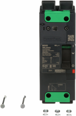 PowerPacT B Circuit Breaker 50A 2 Pole 600Y/347VAC 14kA