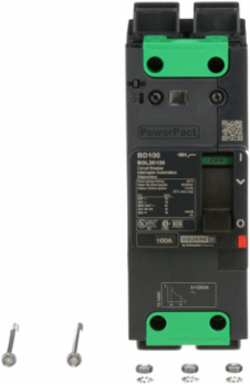 PowerPacT B Circuit Breaker 100A 2 Pole 14kA 600Y/347VAC