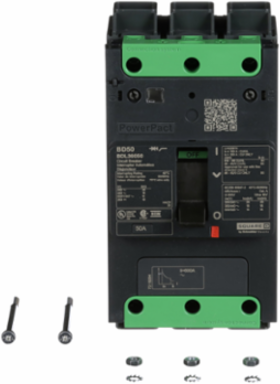 PowerPact B Circuit Breaker, 50A, 3 Pole, 600Y/347VAC, 14kA