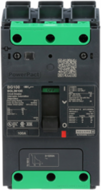 PowerPacT B Circuit Breaker 100A, 3 Pole, 600Y/347VAC, 18kA