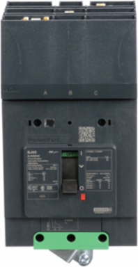 PowerPact B 40A Thermal Magnetic Circuit Breaker, 3 Pole, 600Y/347V AC
