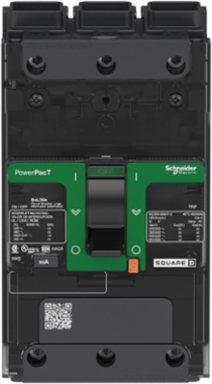 PowerPacT B Circuit Breaker, 15A, 3 Pole, 600Y/347VAC, 25kA, Thermal Magnetic